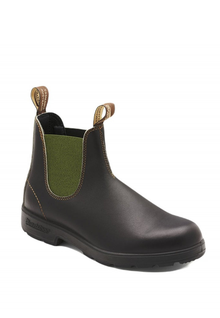 ViaMonte Shop | Blundstone stivaletto marrone e verde unisex in pelle