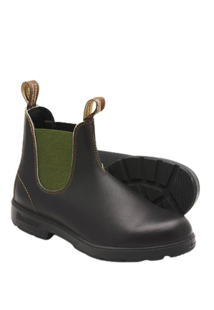 ViaMonte Shop | Blundstone stivaletto marrone e verde unisex in pelle