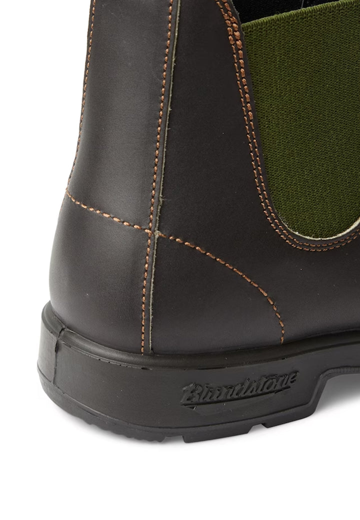 ViaMonte Shop | Blundstone stivaletto marrone e verde unisex in pelle