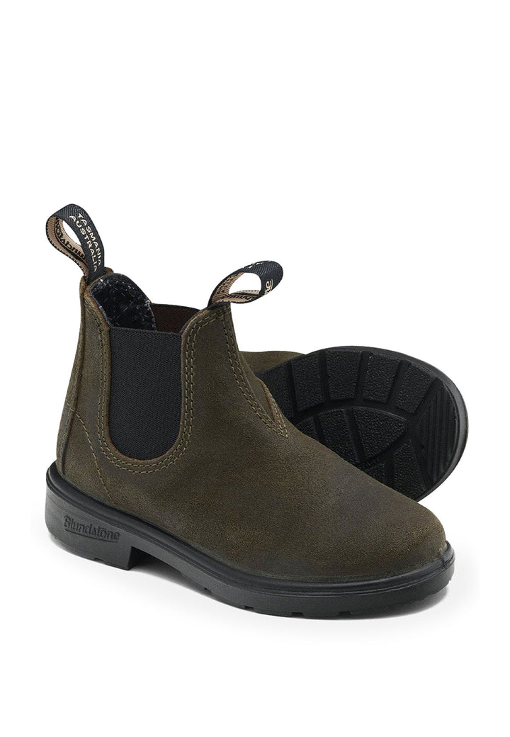 ViaMonte Shop | Blundstone tronchetto dark olive bambino in pelle