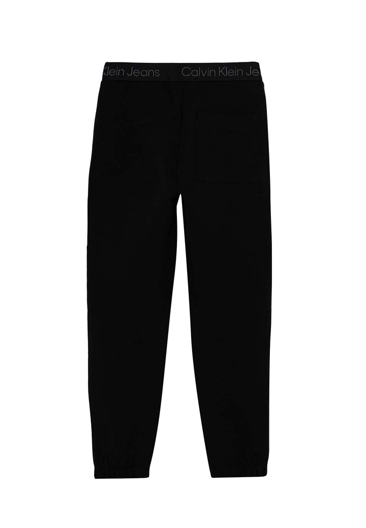 ViaMonte Shop | Calvin Klein Jeans pantalone nero bambino in cotone