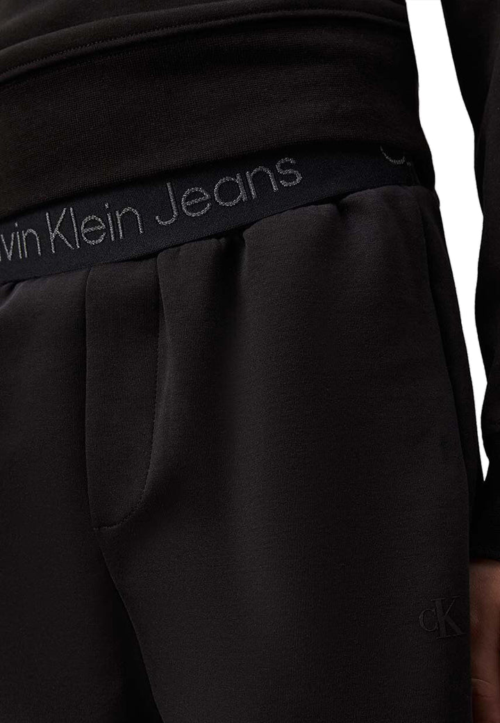 ViaMonte Shop | Calvin Klein Jeans pantalone nero bambino in cotone