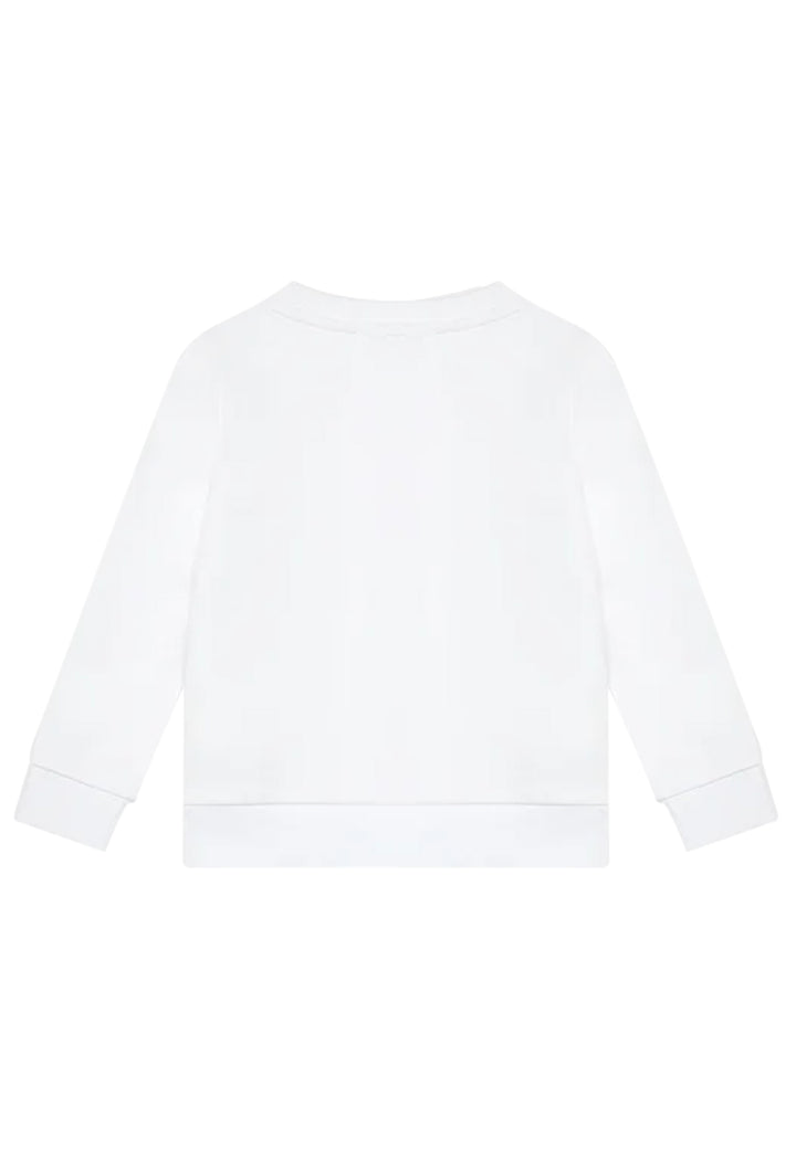 ViaMonte Shop | Calvin Klein Jeans felpa bianca bambino in cotone