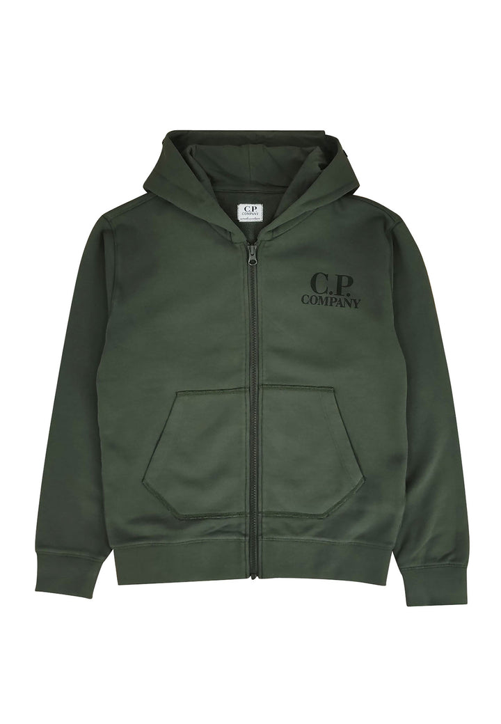 ViaMonte Shop | C.P. Company felpa verde bambino in cotone