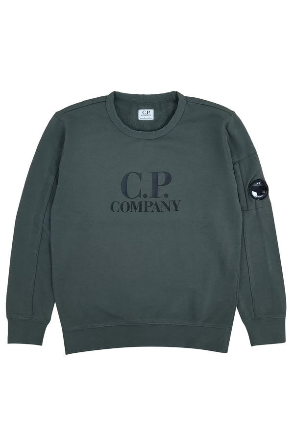 ViaMonte Shop | C.P. Company felpa verde bambino in cotone