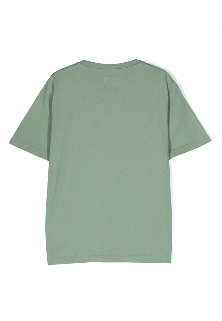 ViaMonte Shop | C.P. Company t-shirt verde bambino in cotone