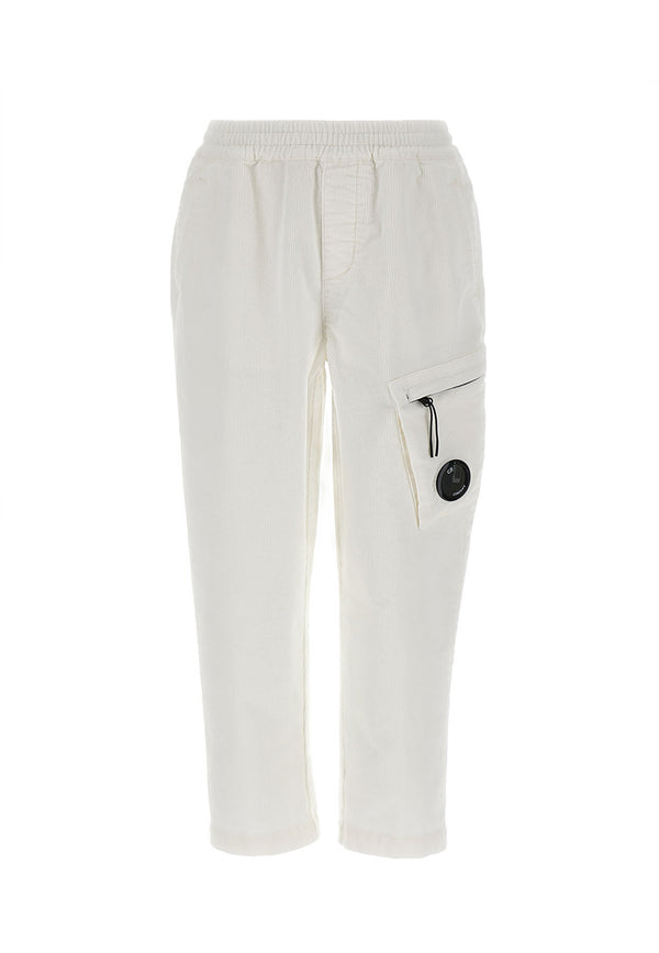 ViaMonte Shop | C.P. Company pantalone bianco bambino in cotone