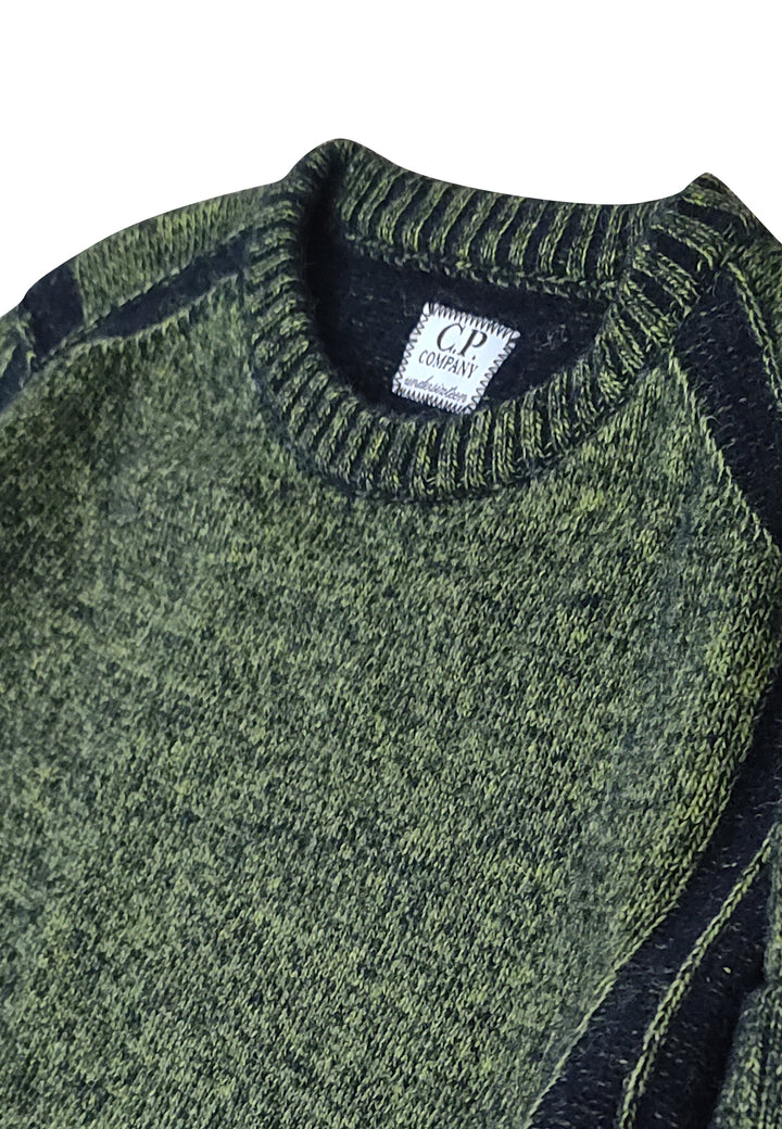 ViaMonte Shop | C.P. Company maglia verde bambino in misto lana