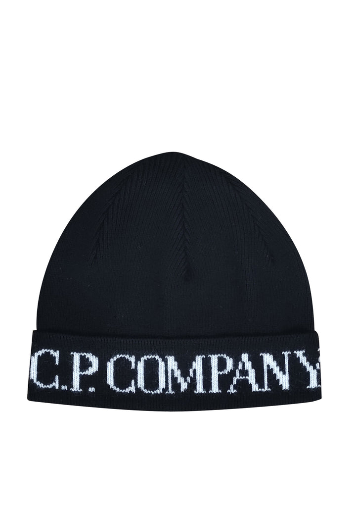 ViaMonte Shop | C.P. Company cappello nero bambino in lana