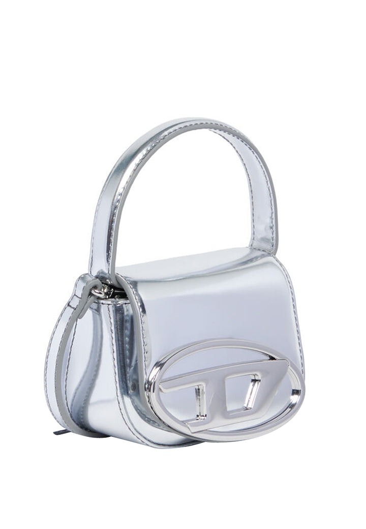 ViaMonte Shop | Diesel borsa 1DR XS argento bambina in pelle