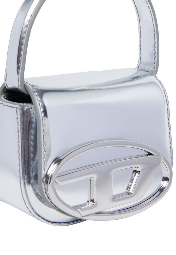 ViaMonte Shop | Diesel borsa 1DR XS argento bambina in pelle