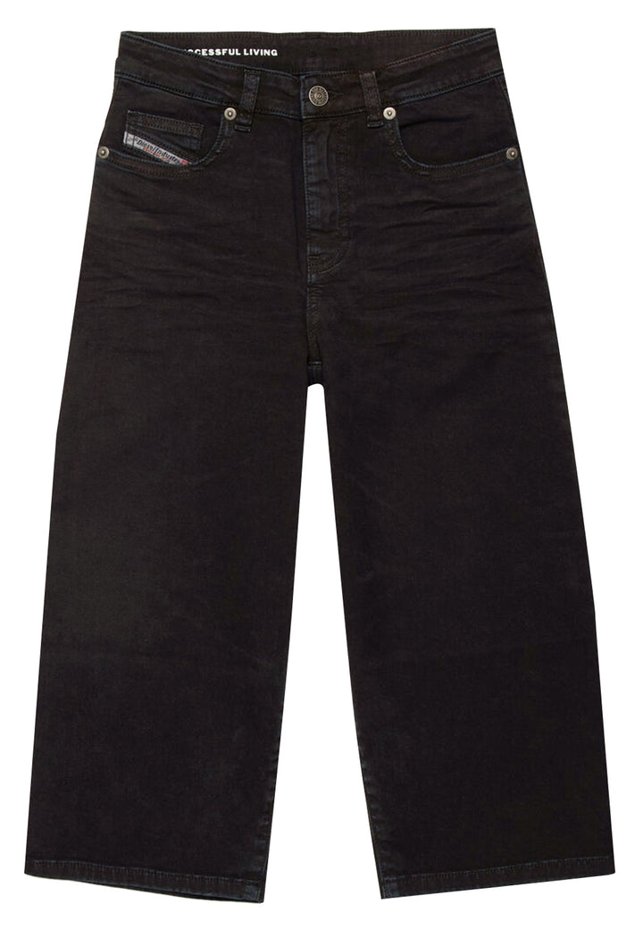 ViaMonte Shop | Diesel Kid pantalone nero bambina in cotone