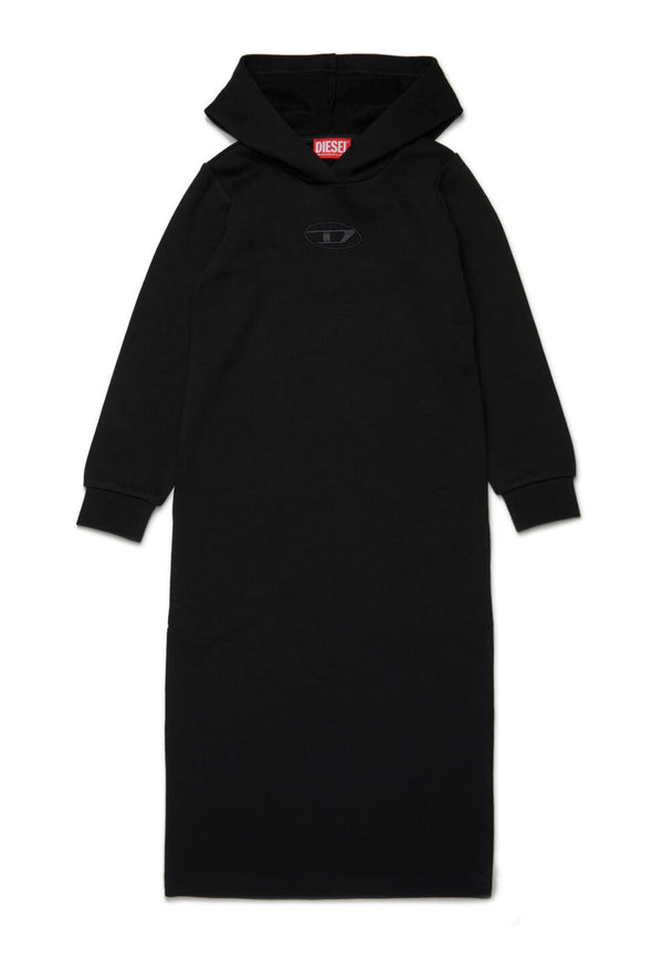 ViaMonte Shop | Diesel vestito nero bambina in cotone