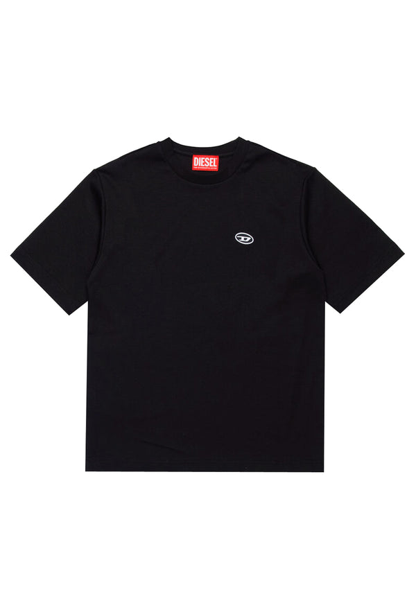 ViaMonte Shop | Diesel t-shirt nera bambino in cotone