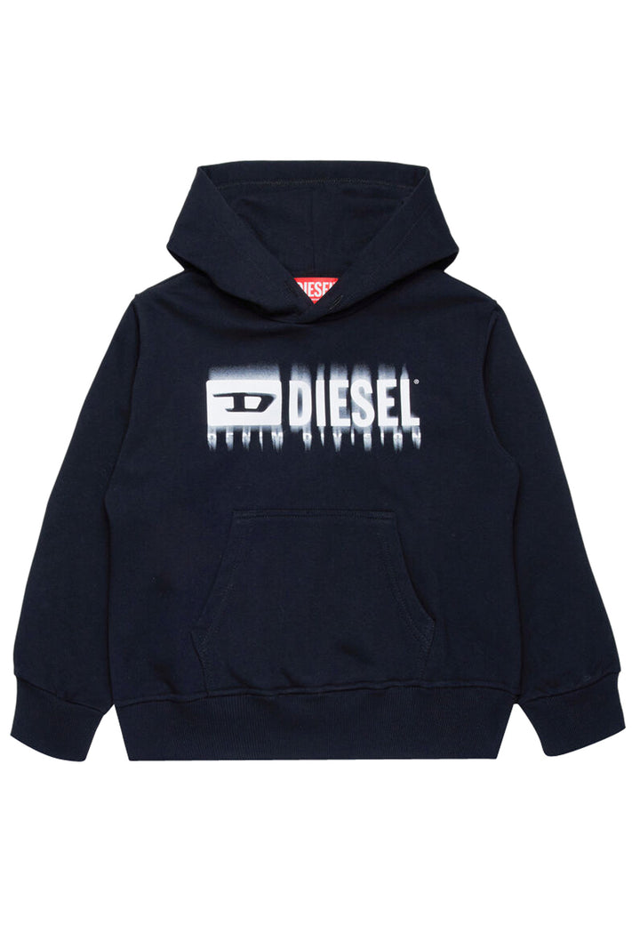 ViaMonte Shop | Diesel Kid felpa nera bambino in cotone