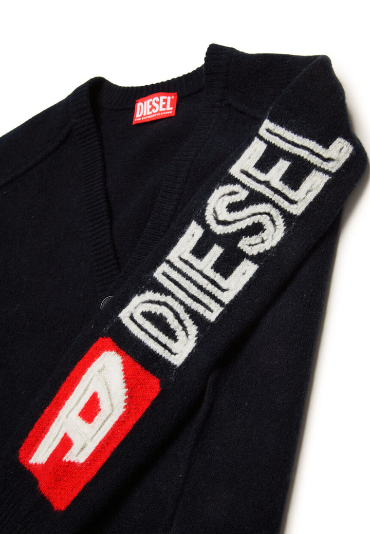 ViaMonte Shop | Diesel maglia nera bambina in lana