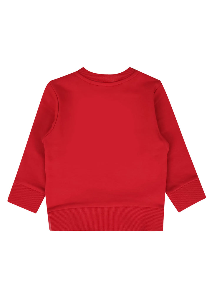 ViaMonte Shop | Diesel Kid felpa rossa neonato in cotone