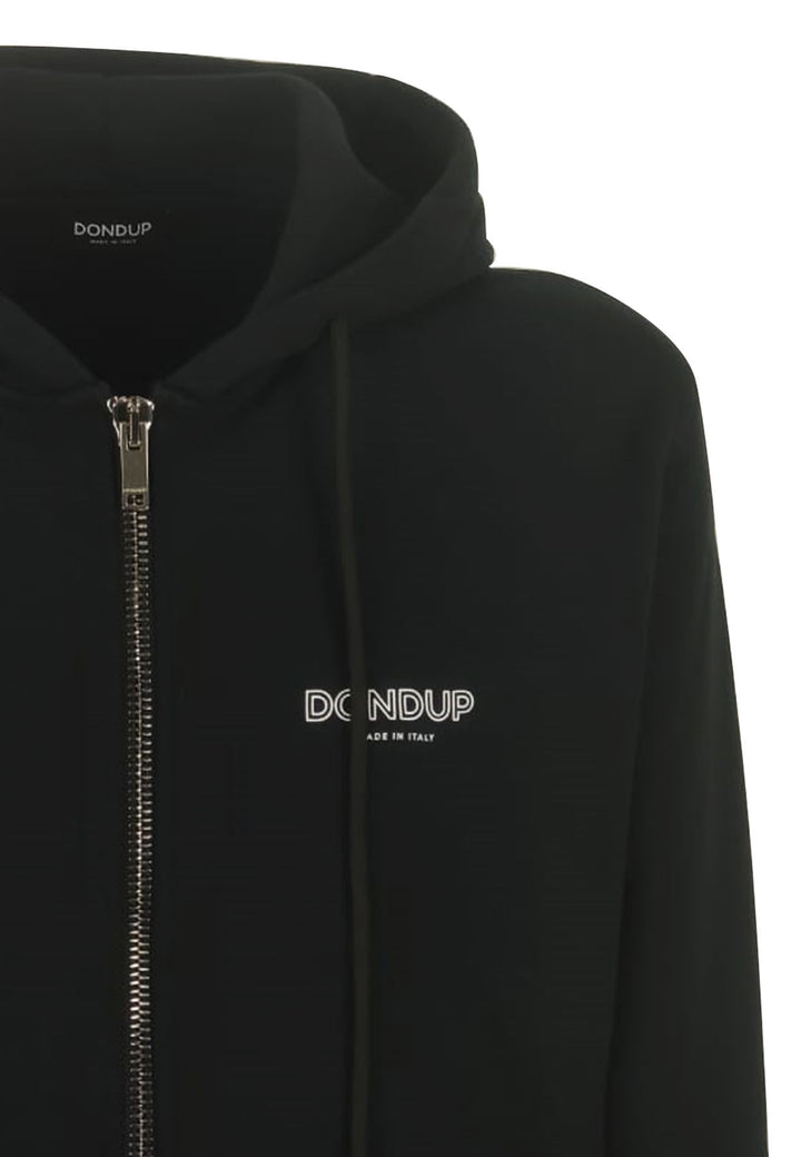 ViaMonte Shop | Dondup felpa nera uomo in cotone