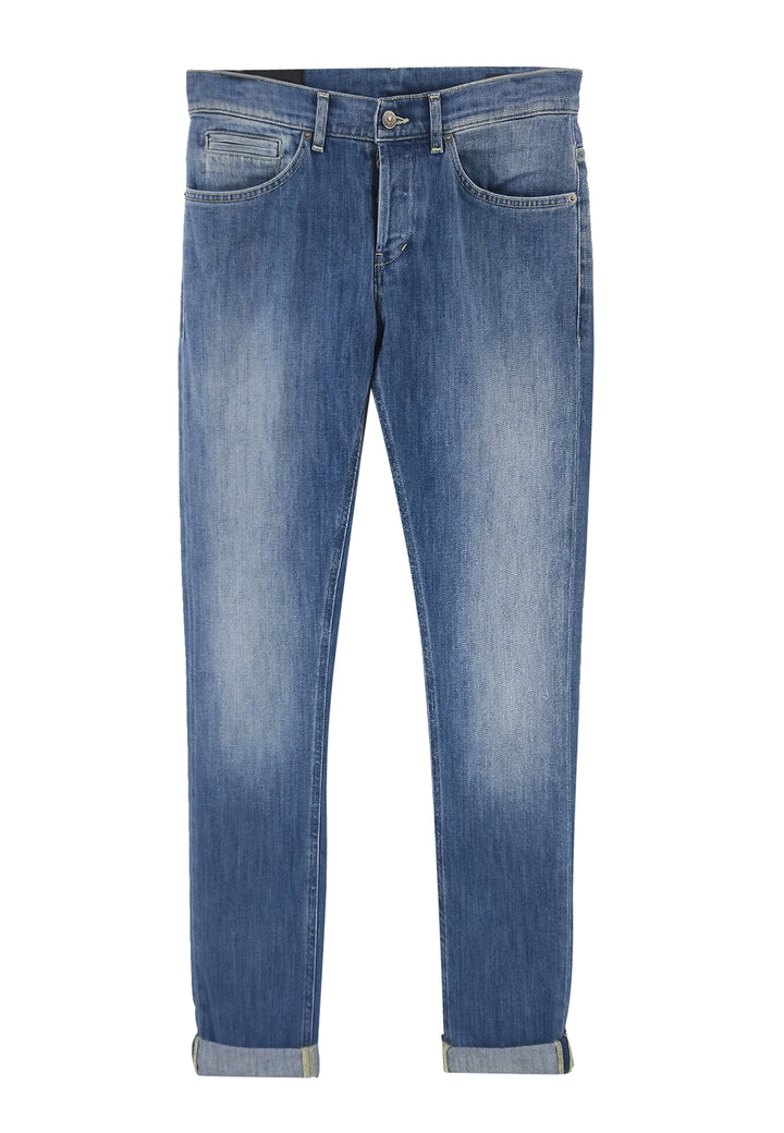 ViaMonte Shop | Dondup jeans George blu chiaro uomo in denim elasticizzato