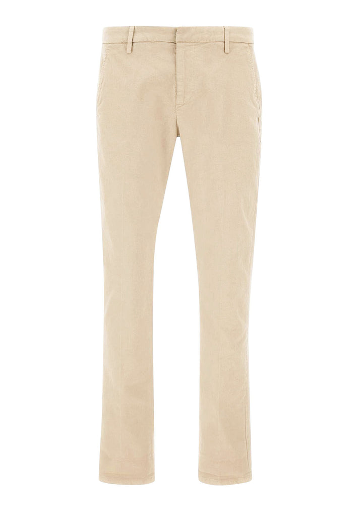 ViaMonte Shop | Dondup pantalone Gaubert avorio uomo in cotone