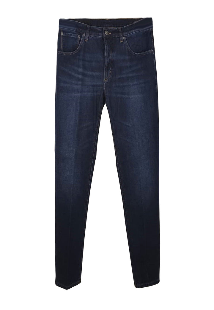 ViaMonte Shop | Dondup jeans Brighton blu scuro uomo in denim elasticizzato