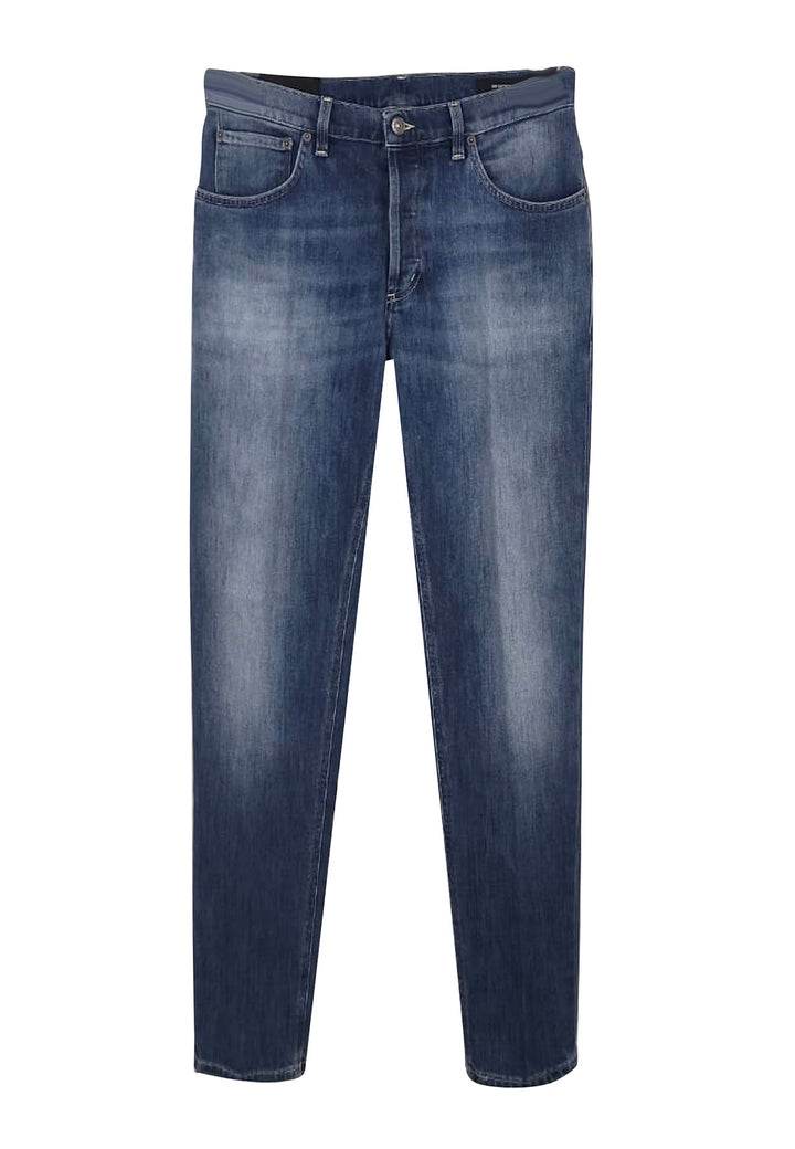 ViaMonte Shop | Dondup jeans Brighton blu intermedio uomo in denim elasticizzato