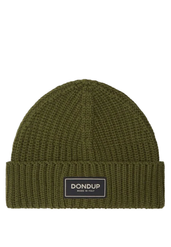 ViaMonte Shop | Dondup cappello verde militare unisex in lana