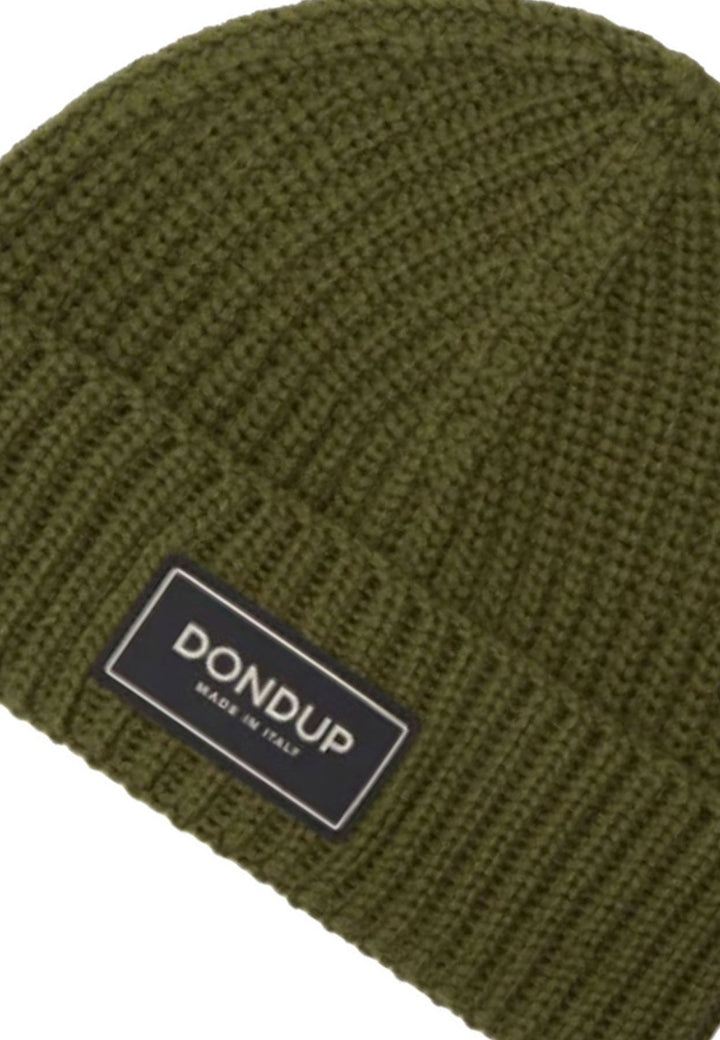 ViaMonte Shop | Dondup cappello verde militare unisex in lana