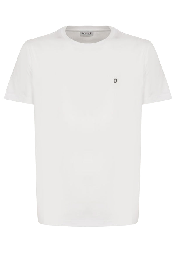 ViaMonte Shop | Dondup t-shirt uomo bianca in cotone