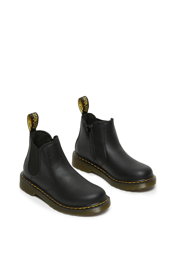 ViaMonte Shop | Dr. Martens stivaletto 2976 Chelsea Softy nero bambino in pelle