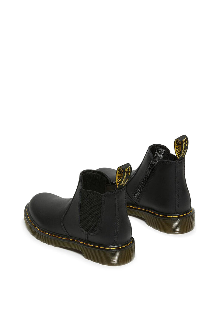 ViaMonte Shop | Dr. Martens stivaletto 2976 Chelsea Softy nero bambino in pelle