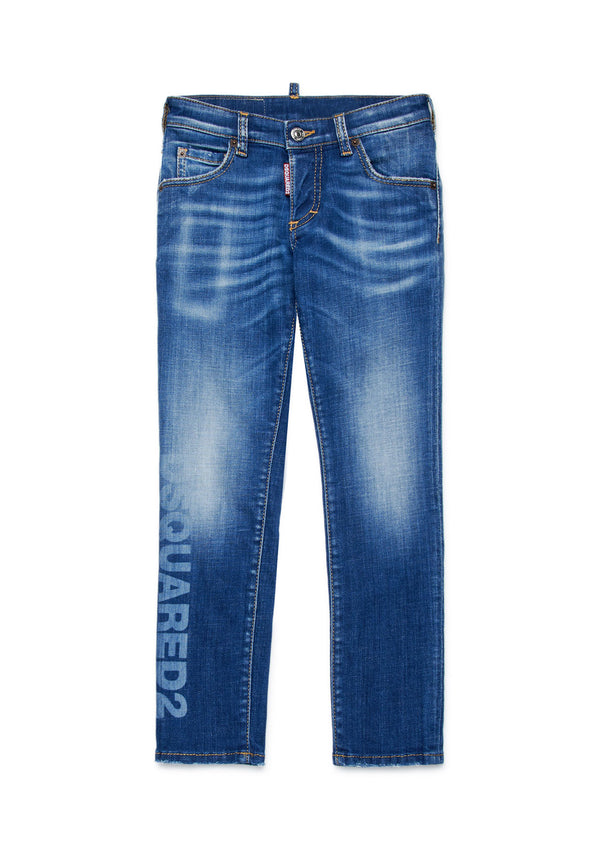 ViaMonte Shop | Dsquared2 jeans blu bambino in denim