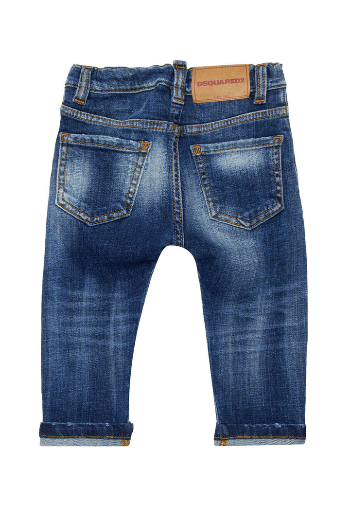 ViaMonte Shop | Dsquared2 jeans blu neonato in denim