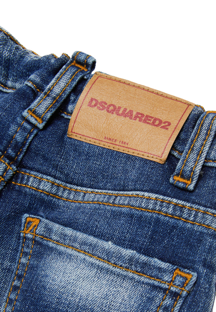 ViaMonte Shop | Dsquared2 jeans blu neonato in denim