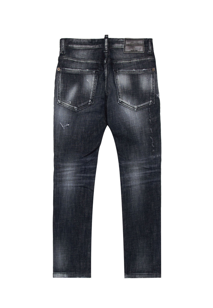 ViaMonte Shop | Dsquared2 jeans nero bambino in denim