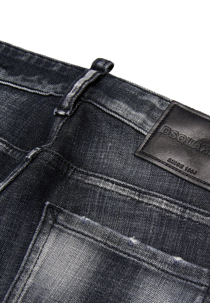 ViaMonte Shop | Dsquared2 jeans nero bambino in denim