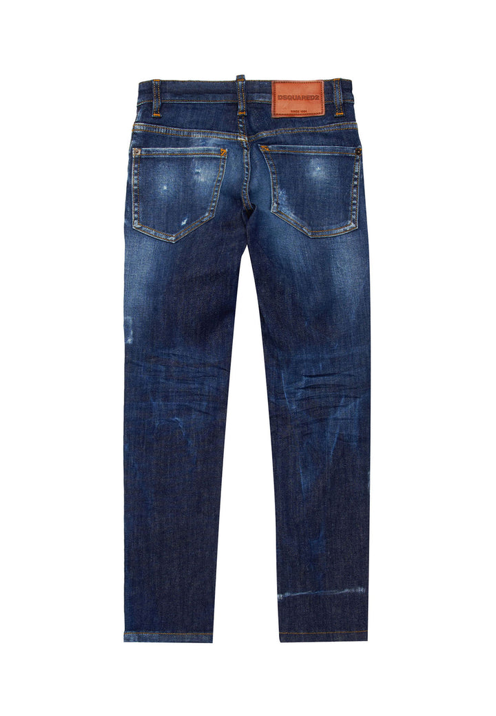 ViaMonte Shop | Dsquared2 jeans blu bambino in denim