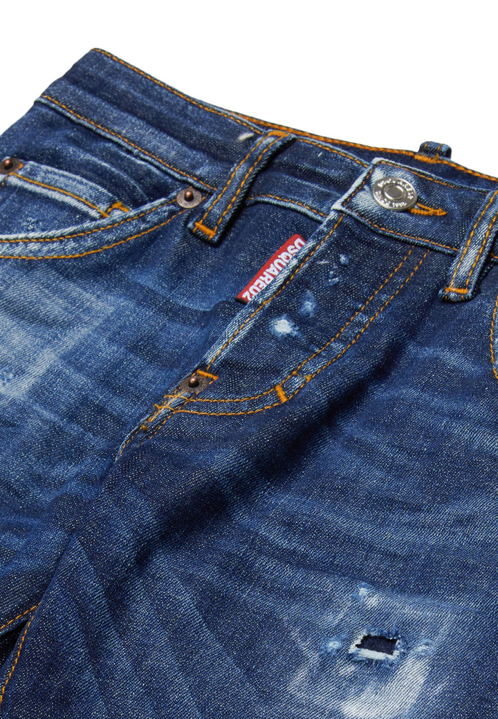 ViaMonte Shop | Dsquared2 jeans blu bambino in denim