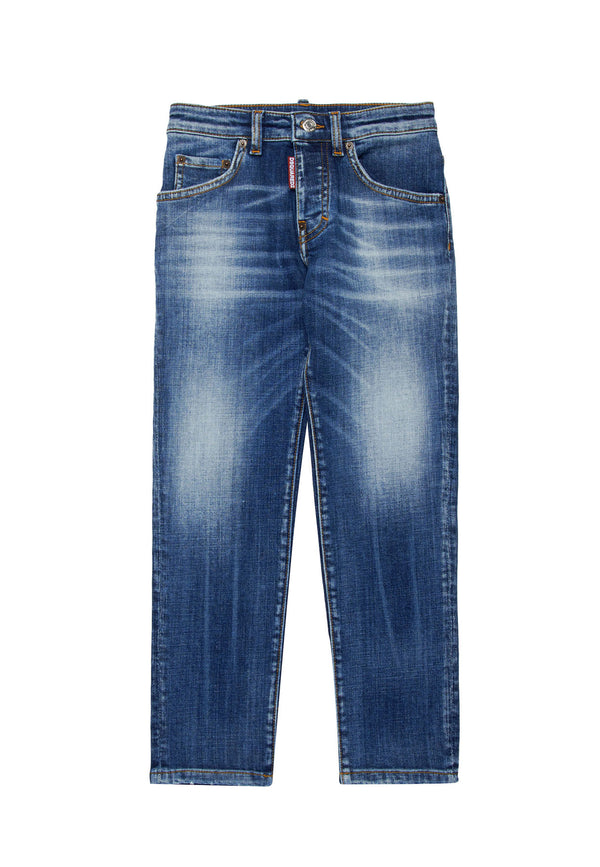 ViaMonte Shop | Dsquared2 jeans blu bambino in denim