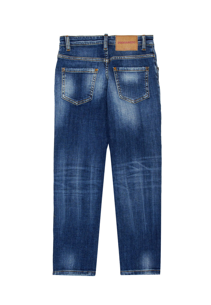 ViaMonte Shop | Dsquared2 jeans blu bambino in denim