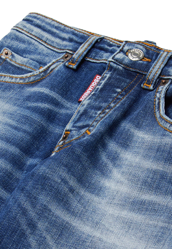 ViaMonte Shop | Dsquared2 jeans blu bambino in denim