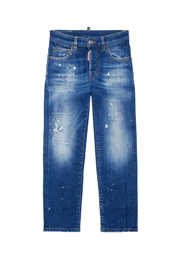 ViaMonte Shop | Dsquared2 jeans blu bambino in denim