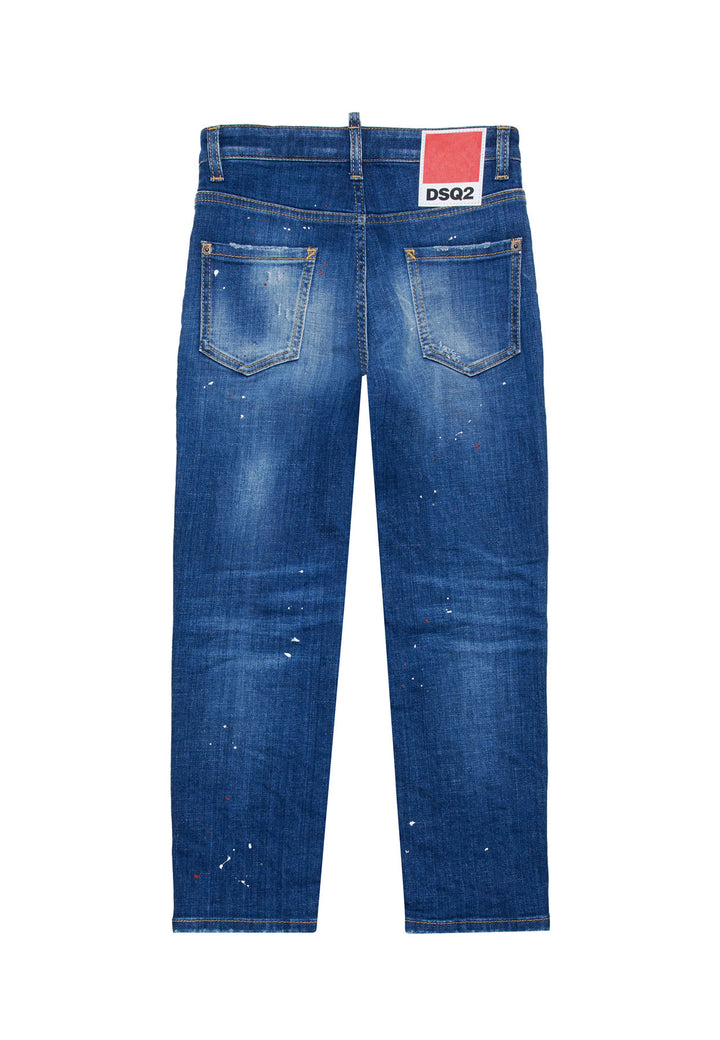 ViaMonte Shop | Dsquared2 jeans blu bambino in denim