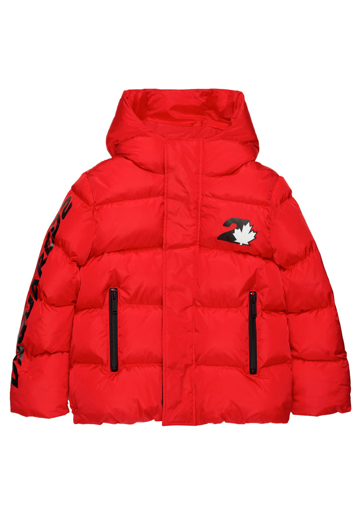 ViaMonte Shop | Dsquared2 giubbino rosso bambino in nylon