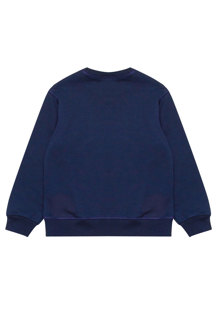 ViaMonte Shop | Dsquared2 felpa blu bambino in cotone