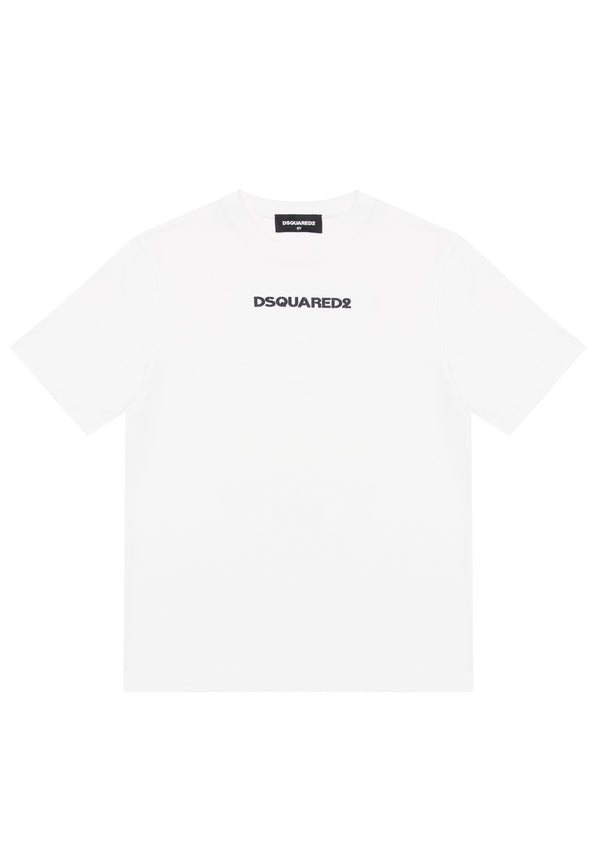 ViaMonte Shop | Dsquared2 t-shirt bianca bambino in cotone