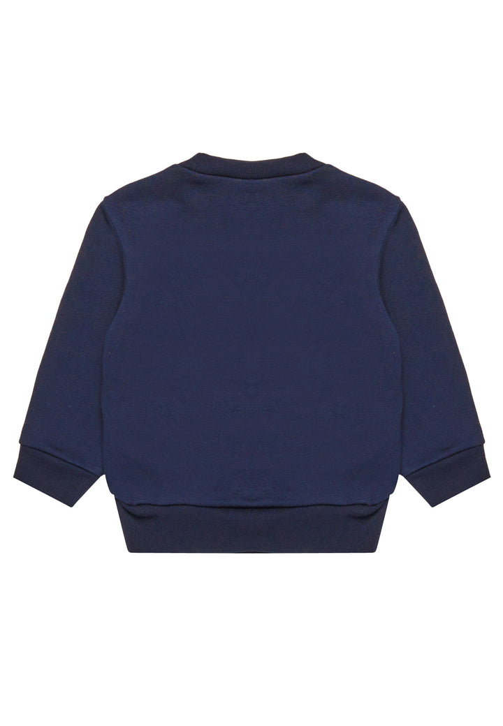 ViaMonte Shop | Dsquared2 felpa blu neonato in cotone