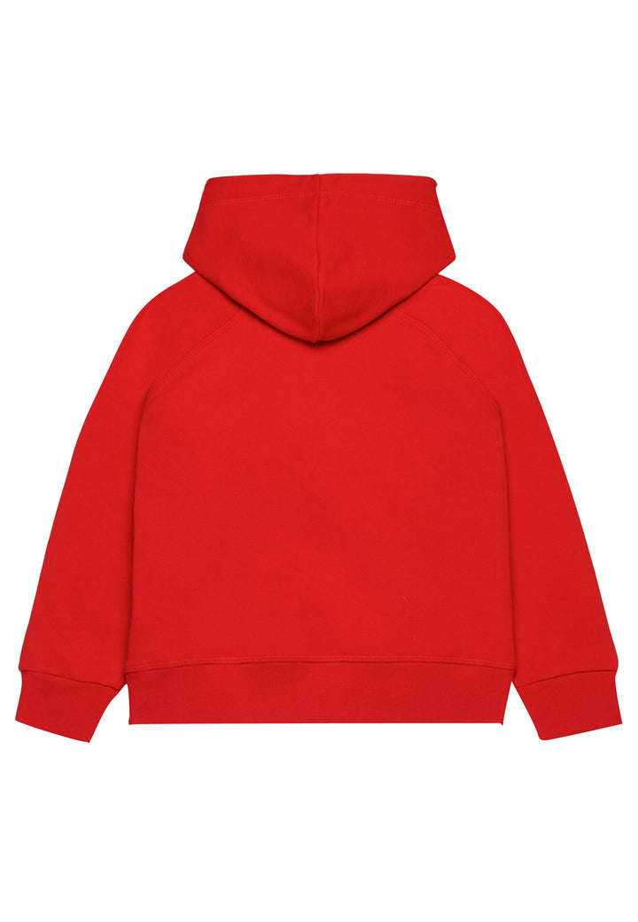 ViaMonte Shop | Dsquared2 felpa rossa bambino in cotone