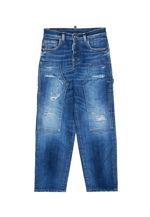 ViaMonte Shop | Dsquared2 jeans blu bambino in denim