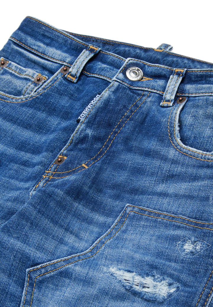 ViaMonte Shop | Dsquared2 jeans blu bambino in denim